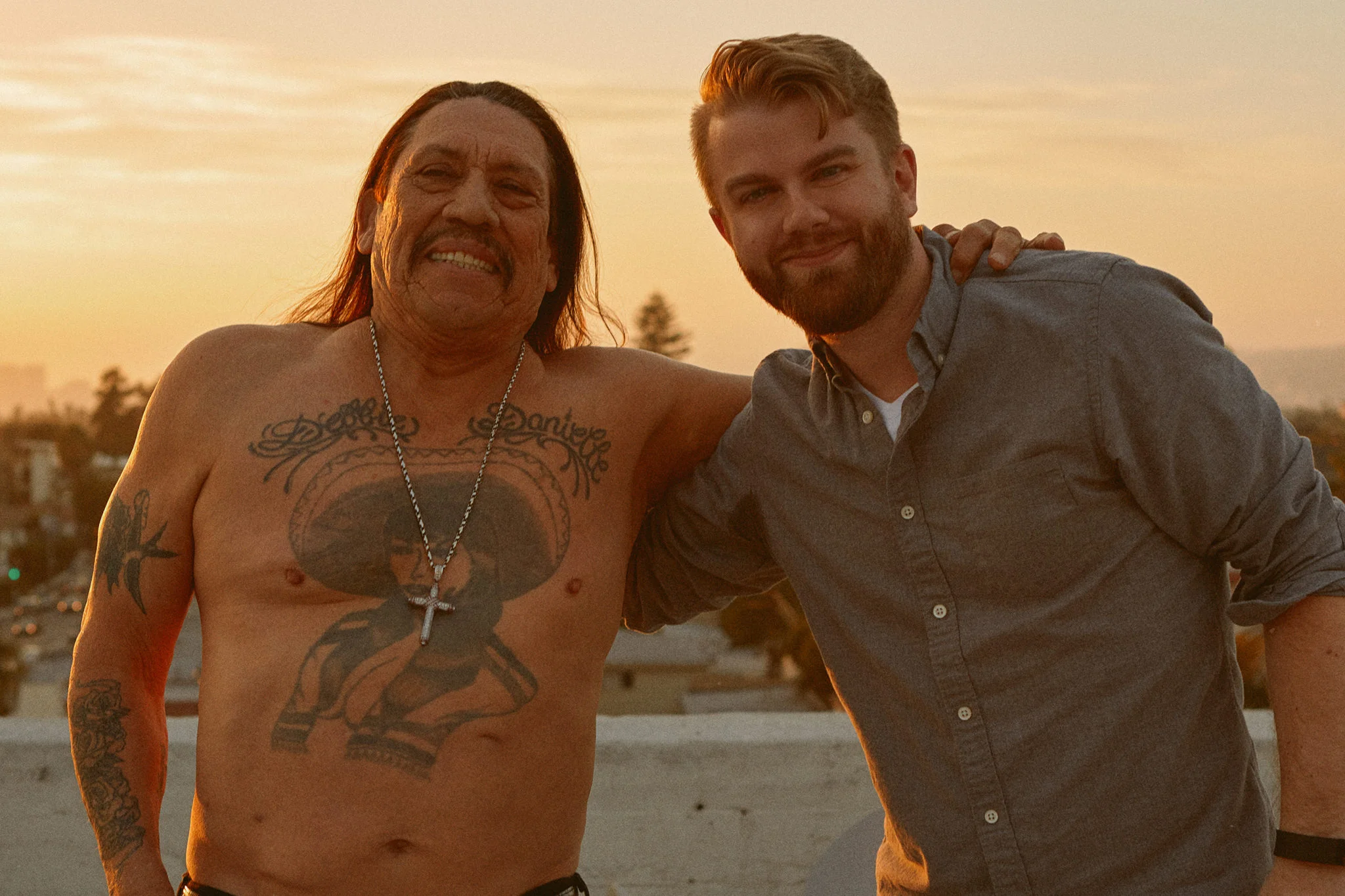 Danny Trejo and I. Kindest guy you'll meet. Was an honour to have him in front of my camera.