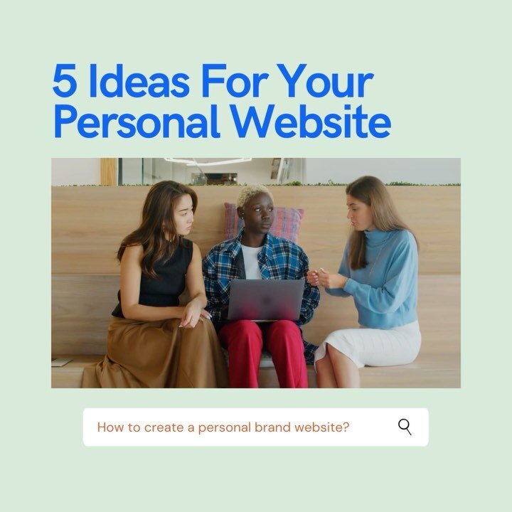 Do you have a website? A personal website is not just for creatives to display a portfolio. A personal website is for anyone! You can use it to:

🔷 Tell your own story
🔷 Set yourself apart
🔷 Showcase who you are beyond your resume
🔷 Further estab