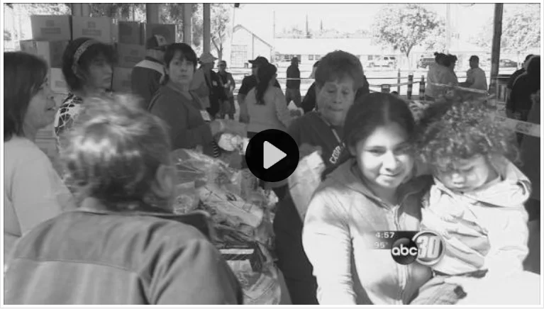 First Food Distribution to Drought-Affected Households