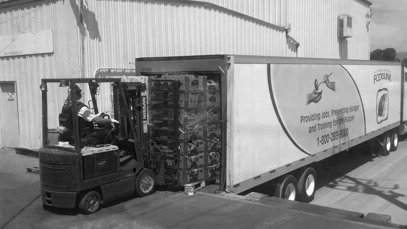 Picking Up Produce Donation