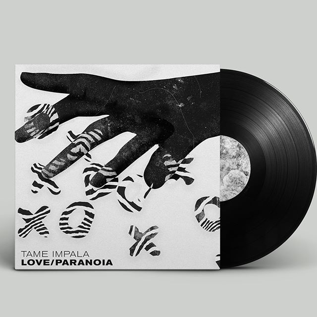 Love/Paranoia by Tame Impala Vinyl Single Album Artwork Reimagined #tameimpala