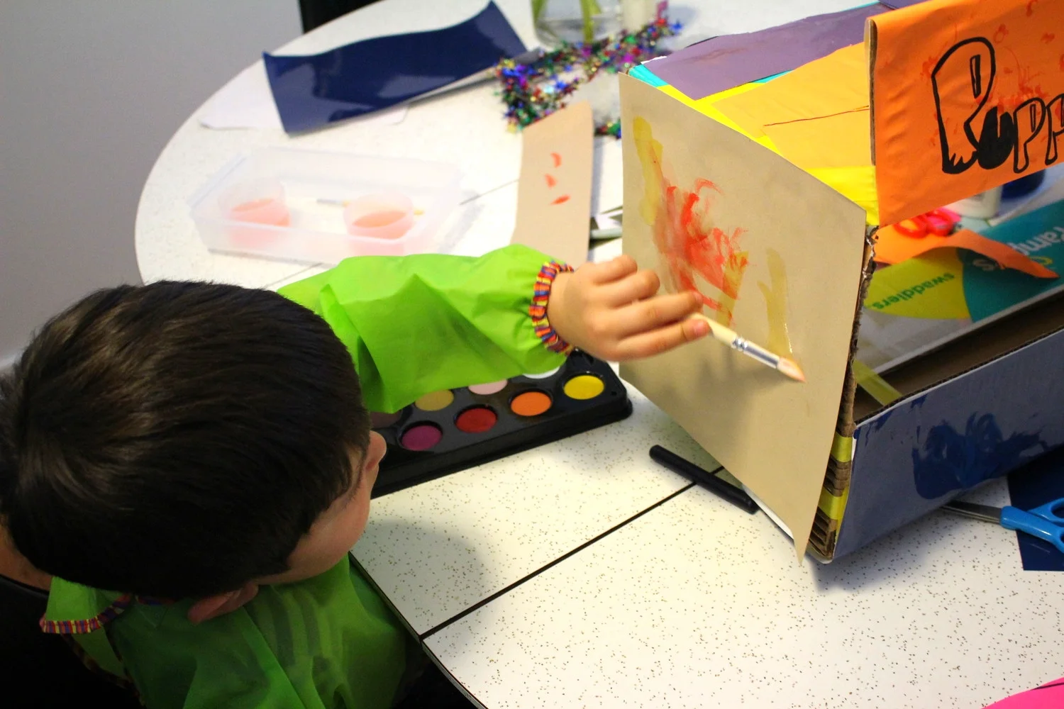 Little Picasso at work=)