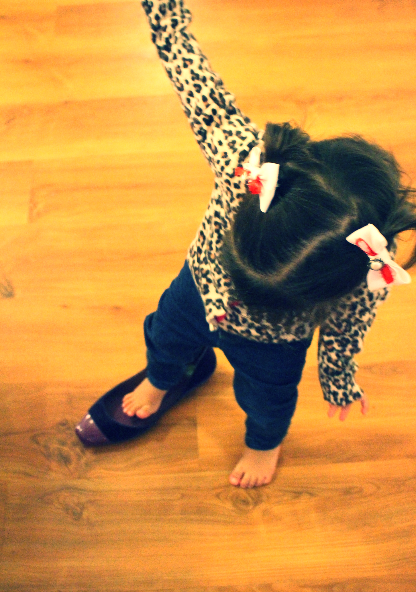 Her latest fixation: shoes.