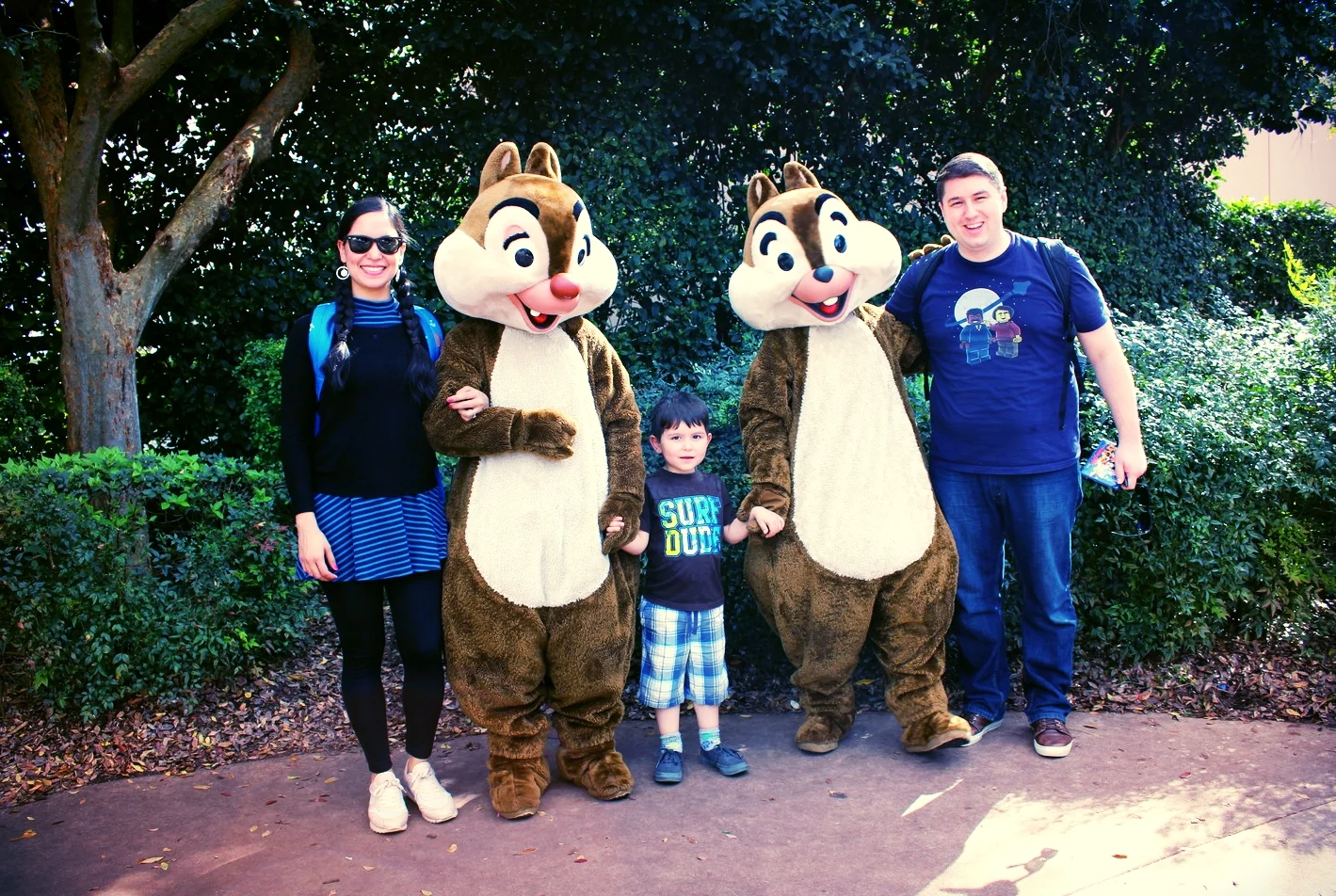 This was Mark Jacinto's first autograph job: Chip & Dale