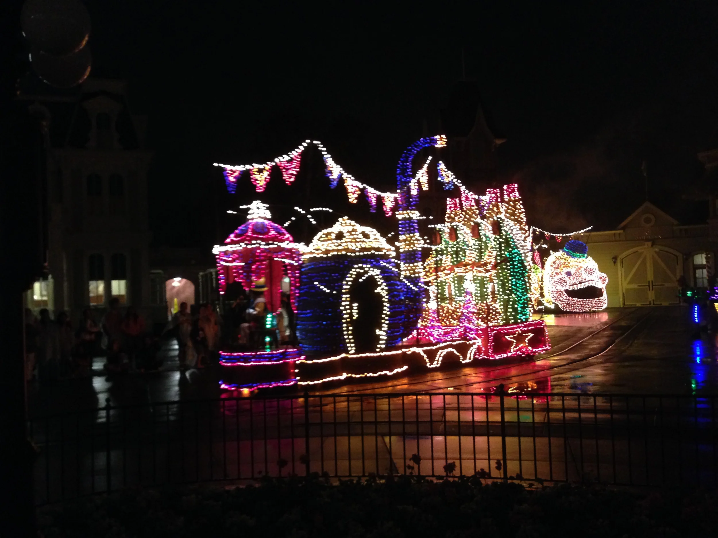 Disney parade/light show.