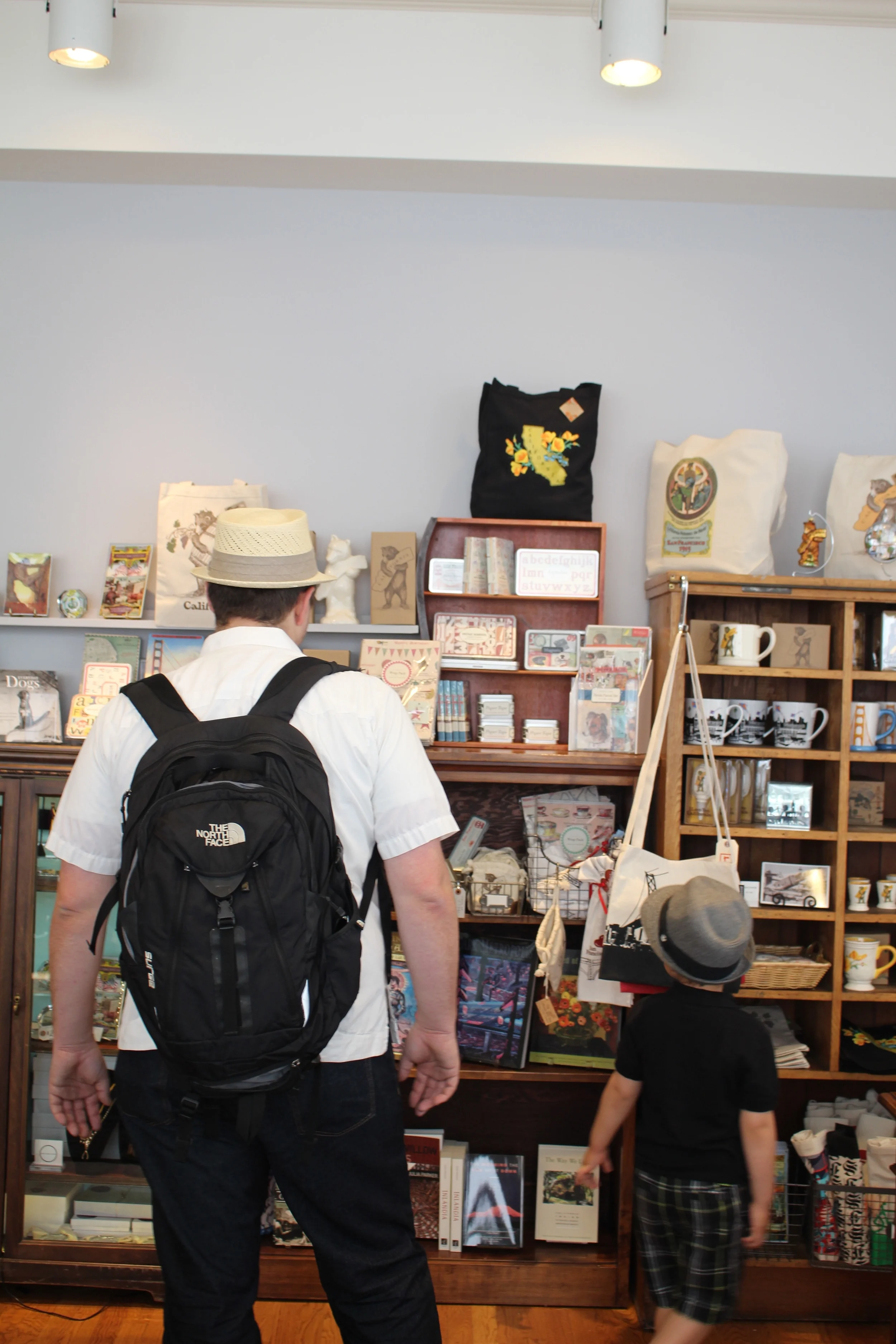 They had a cute little shop with interesting books.