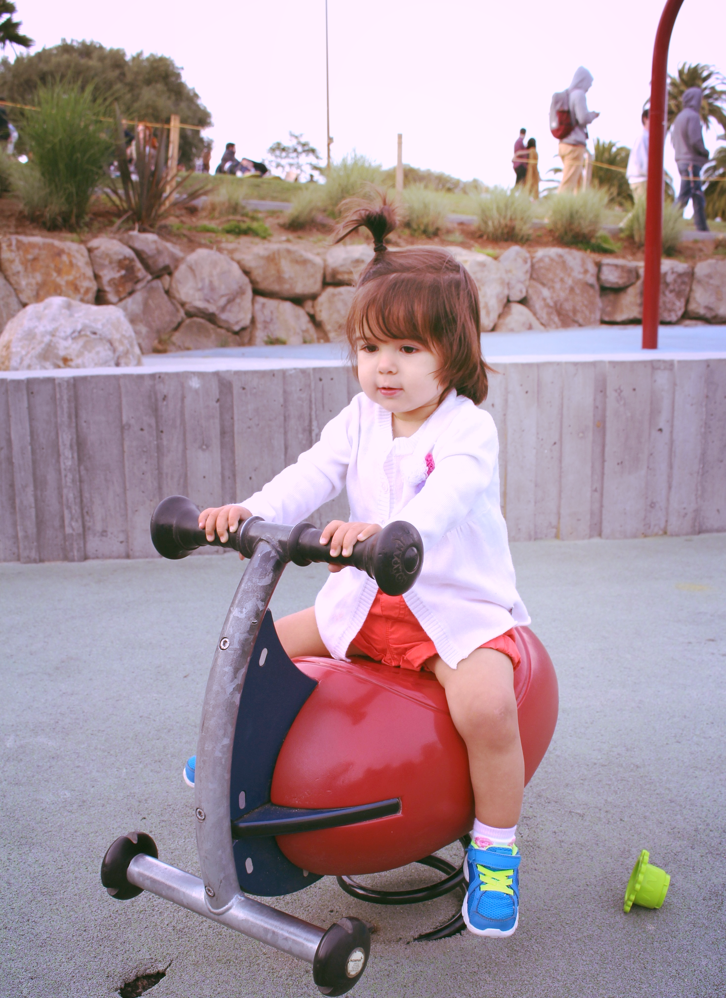 Both kids loved these "scooters"
