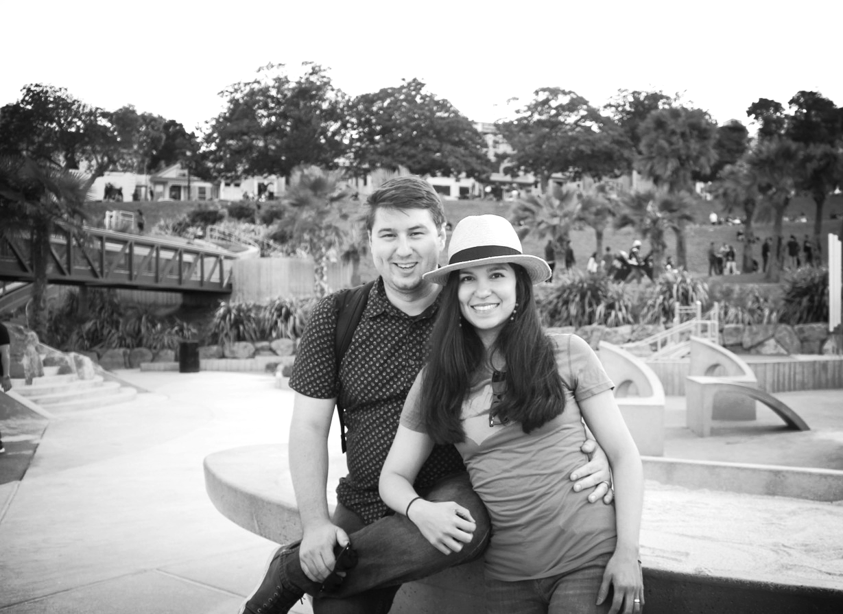 Mi esposo guapo y yo<3