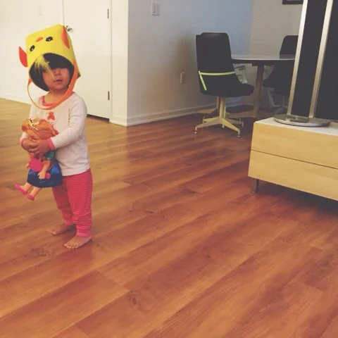 Is that a hat or your Easter basket, girl?