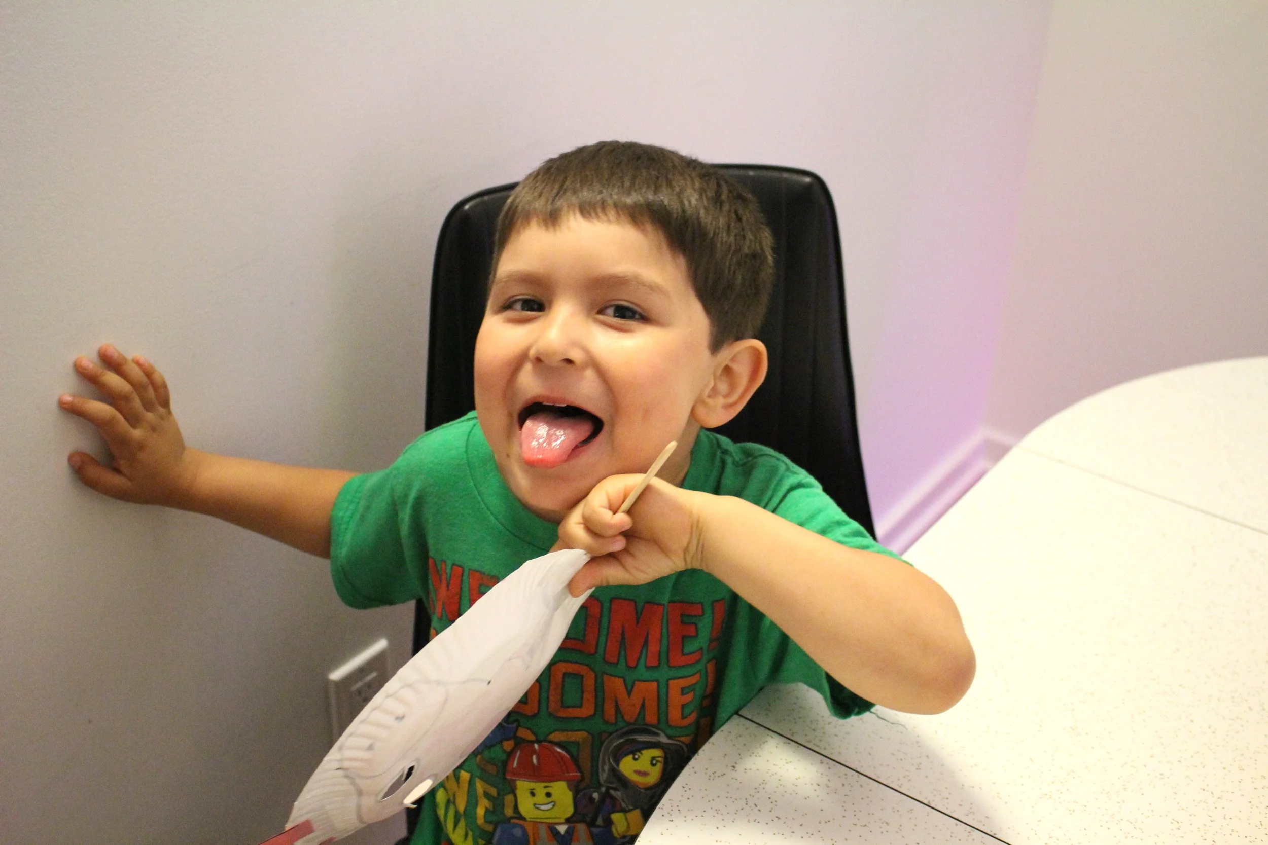 Cheeky boy.