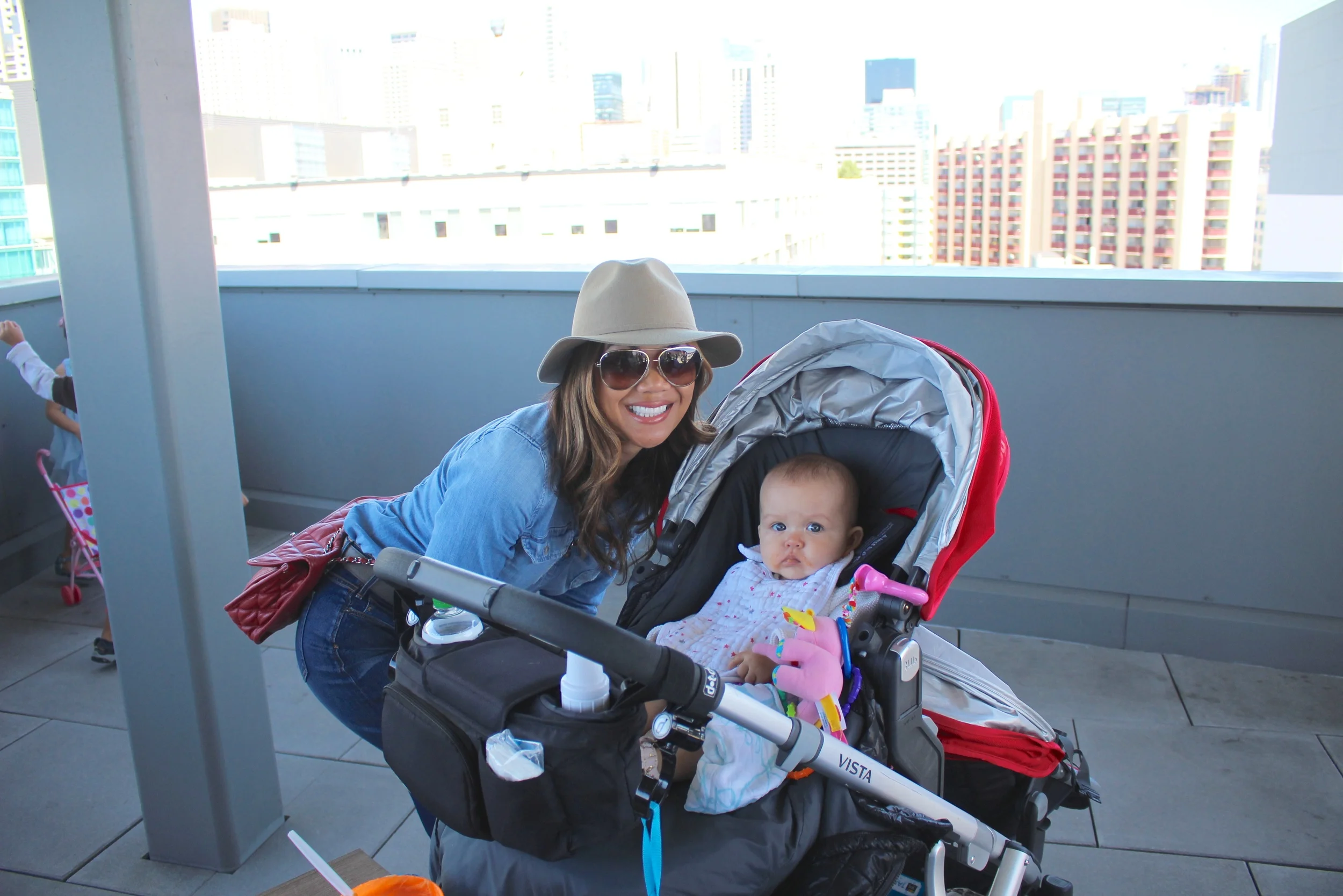 Mommy and daughter.