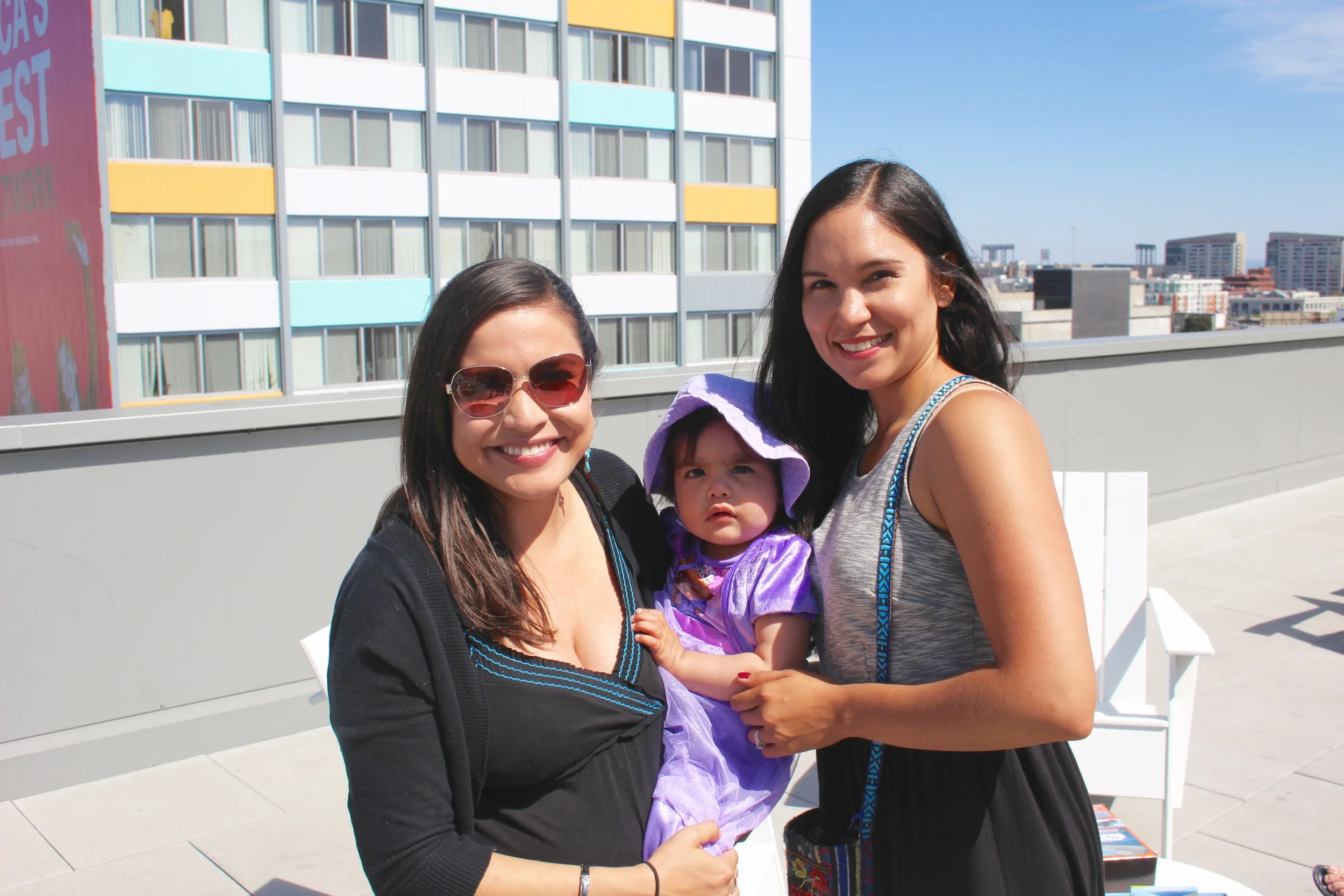 Maria Jose, baby Eliana and I>