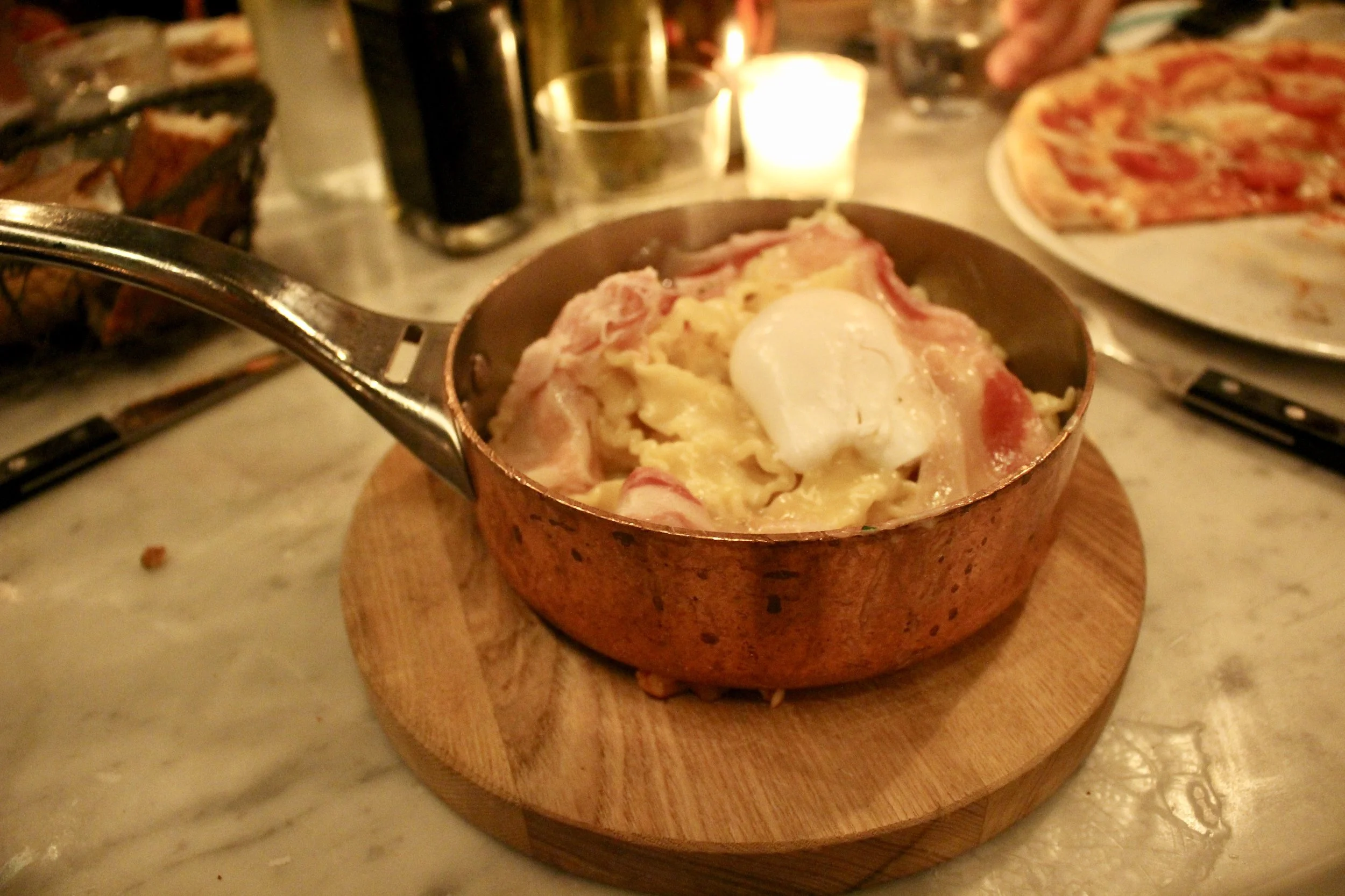 The most delicious carbonara pasta I have ever tried in my life.
