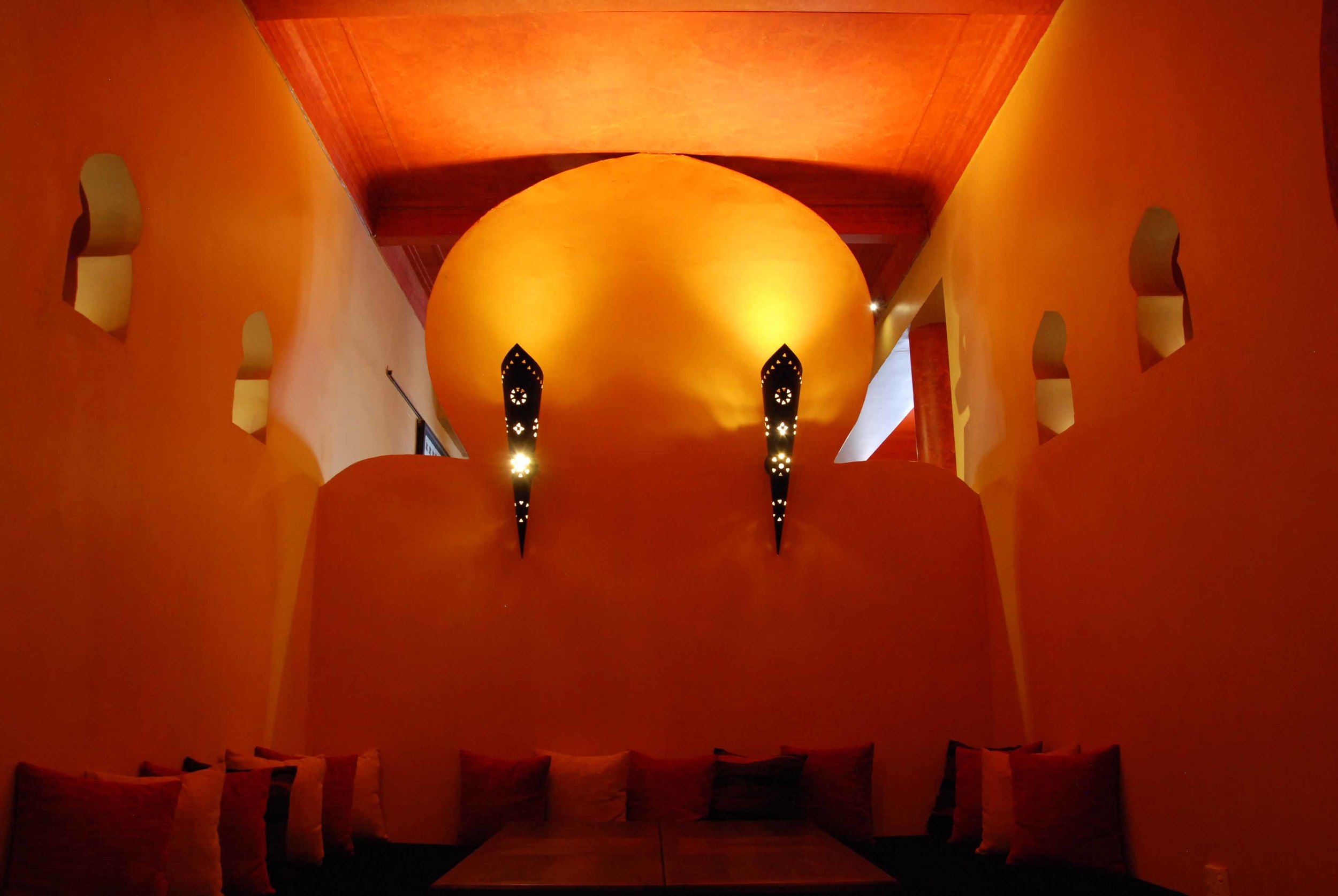 The main dining area