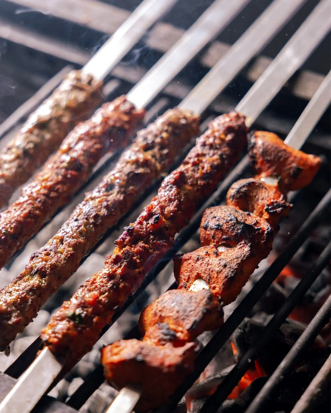 Fresh Charcoal Fired Grilled Dishes 