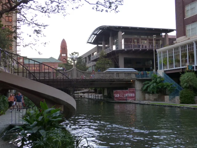 A view of the San Antonio Riverwalk