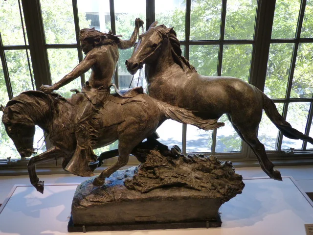 One of the excellent sculptures at the museum