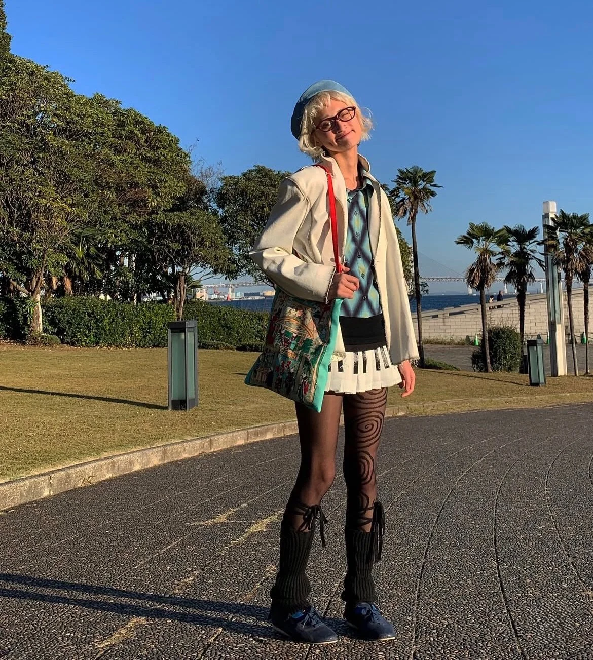 Blue Sheepskin Sneakers💙🖤☁️✨

A lovely person with lots of colours and creativity, @lollipop_lollipp wears our SUSIE Wind during her trip to Yokohama.
SUSIE is our first sneaker drop, made with soft nappa sheepskin and suede - inspired by ballet ae