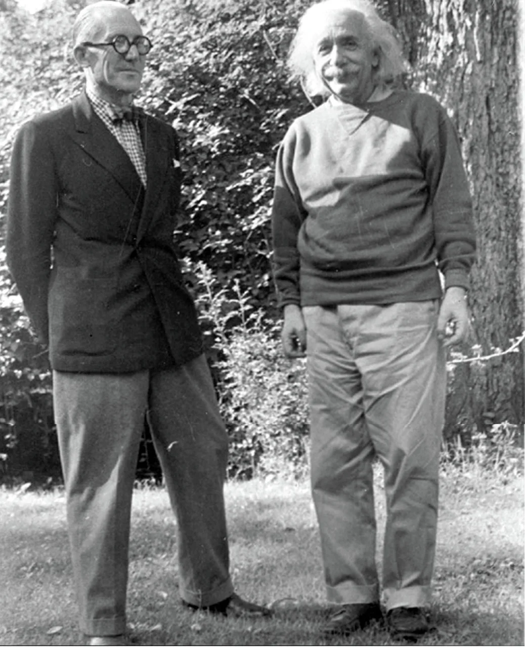 Le Corbusier & Einstein in Princeton, 1946