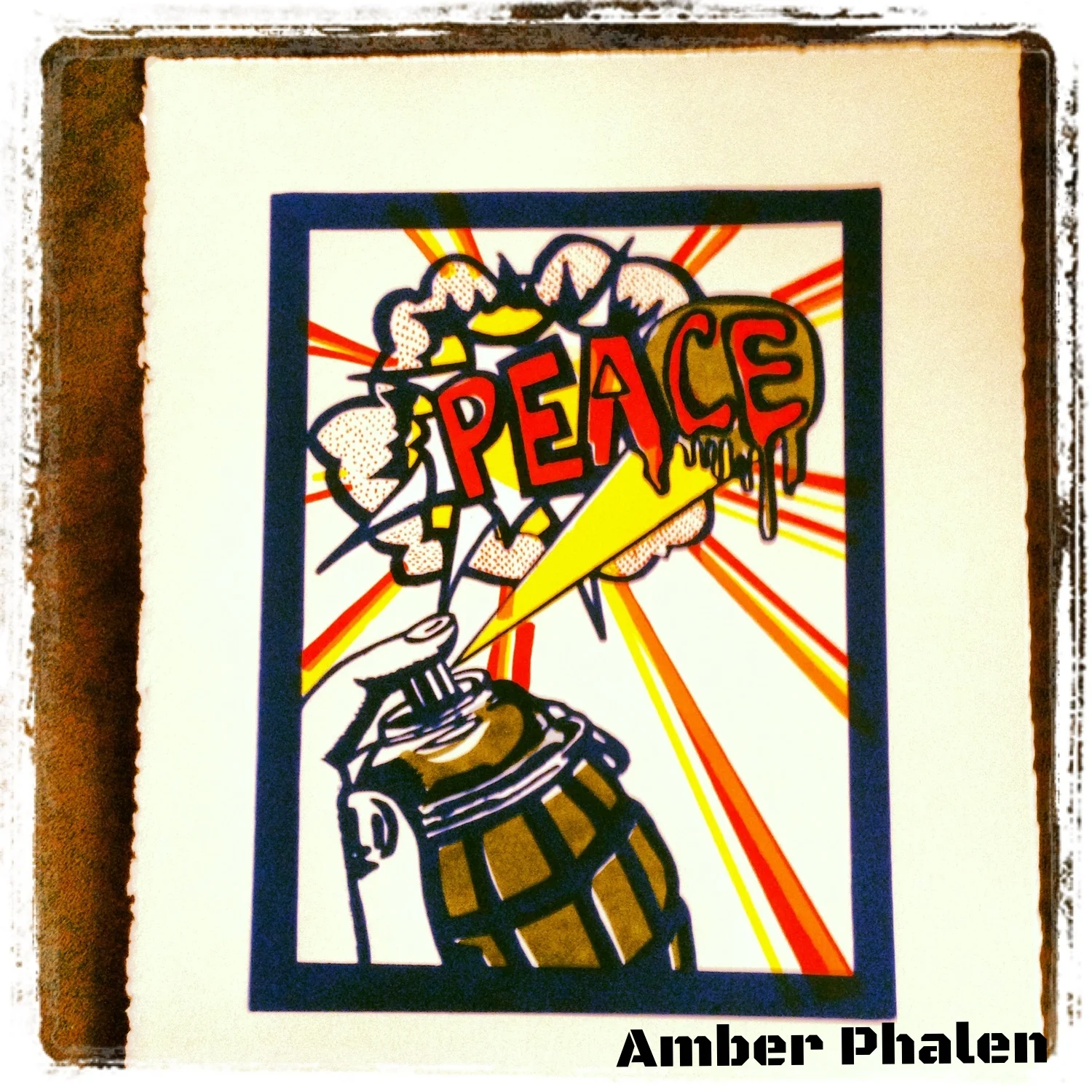 Screen Print: PEACE