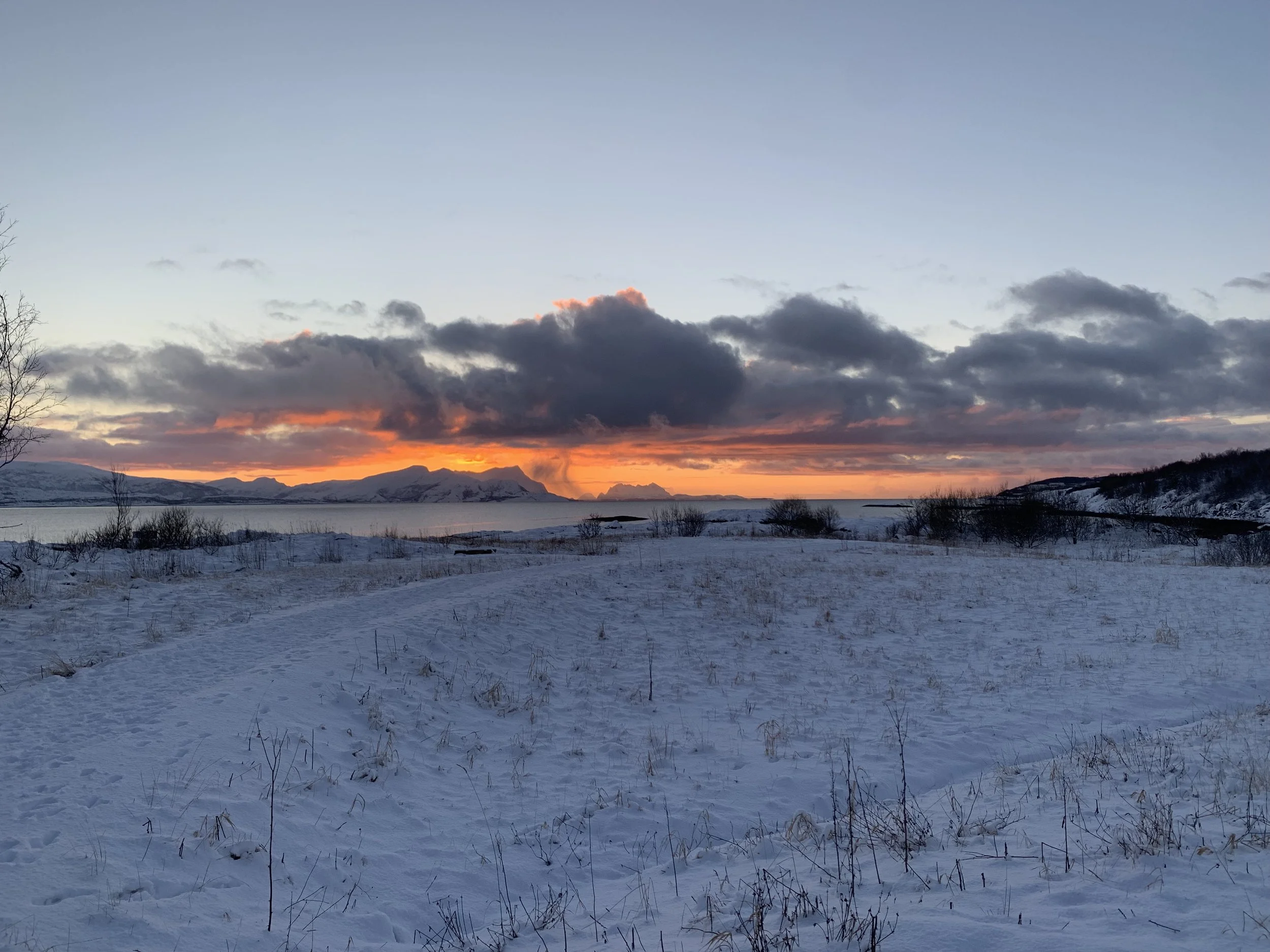 Below water treatment plant in Stokkvika, seen from east