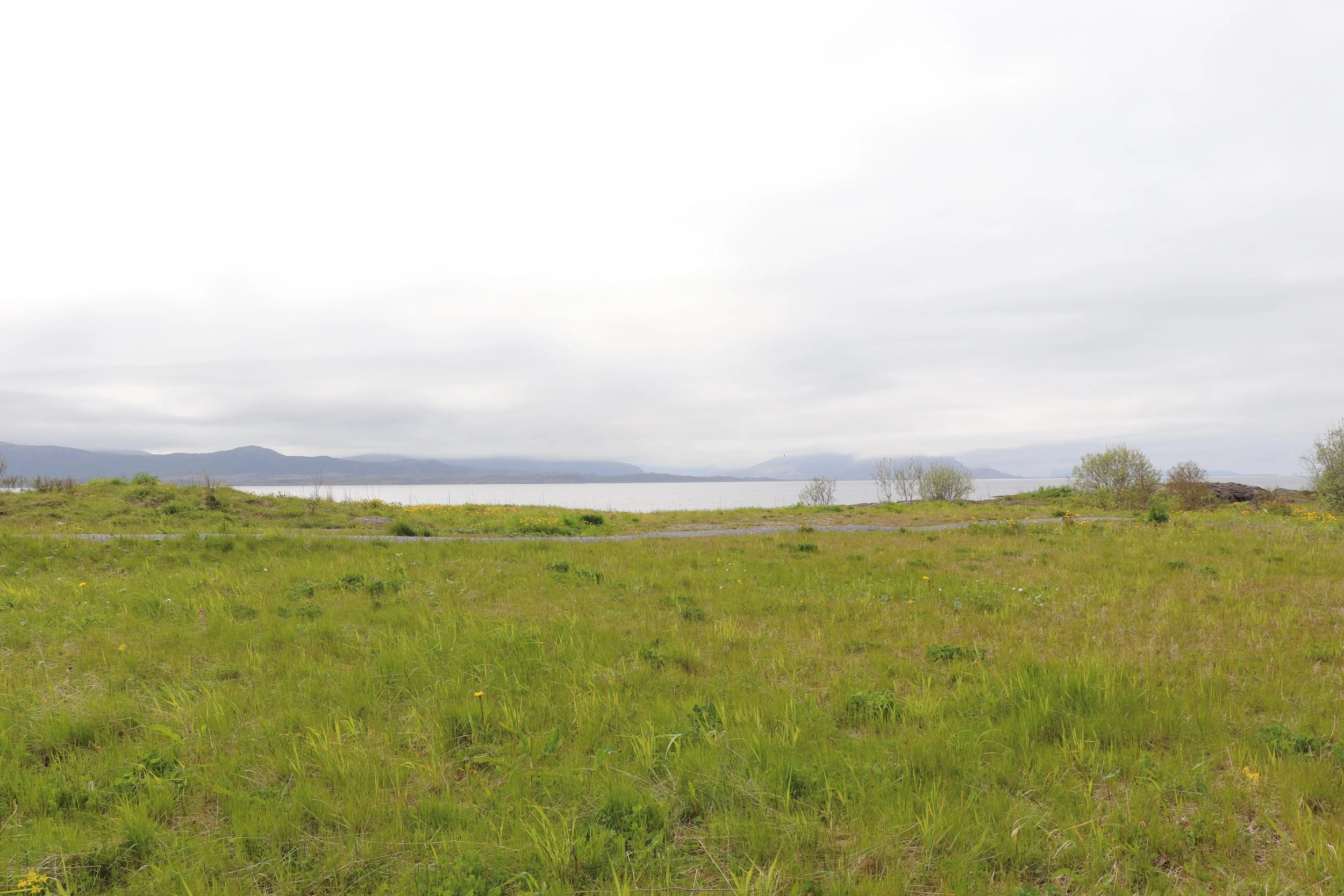Below water treatment plant in Stokkvika, seen from east