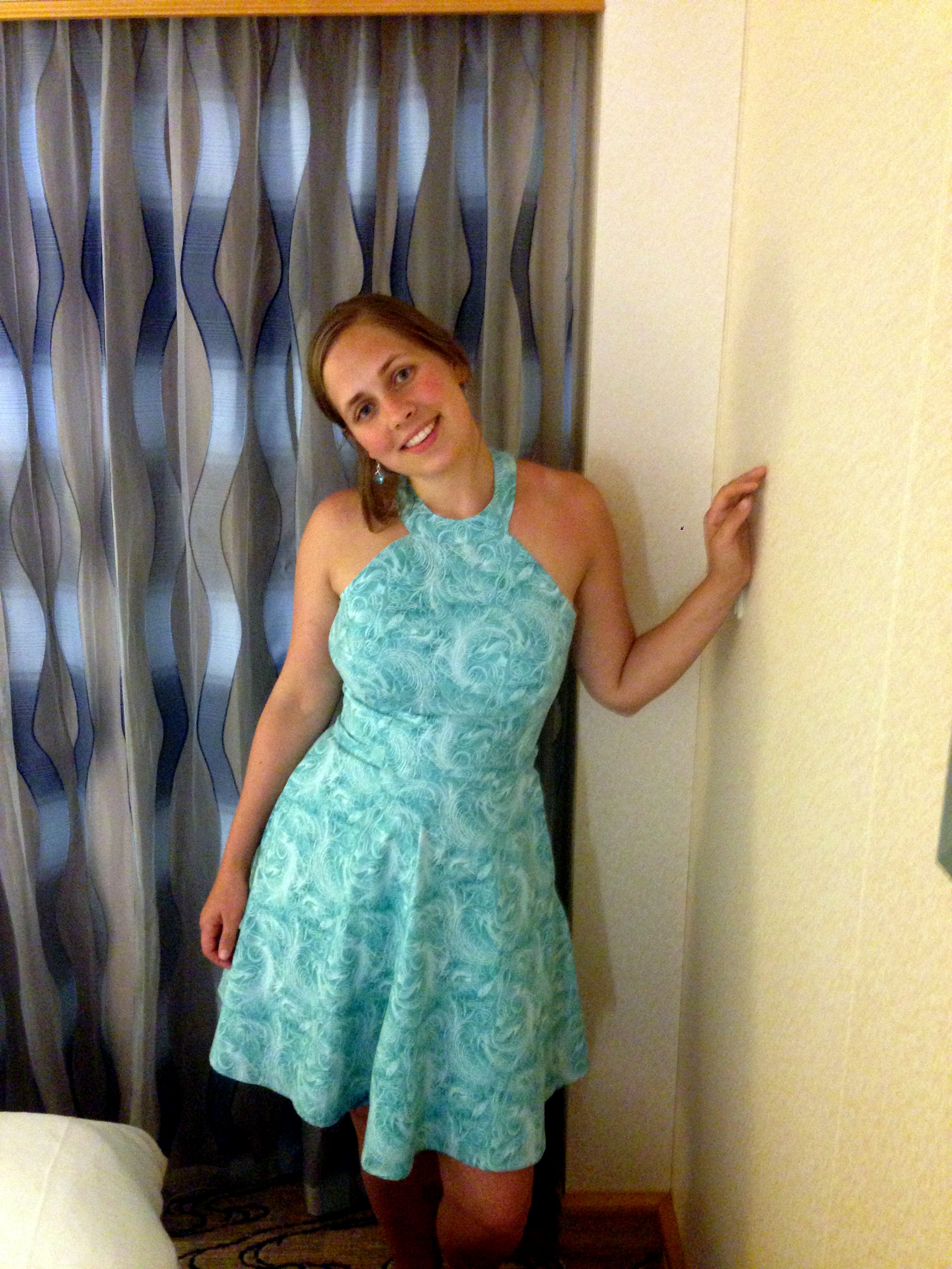 This is fancy dress #2, that my awesome mom made for me! :)