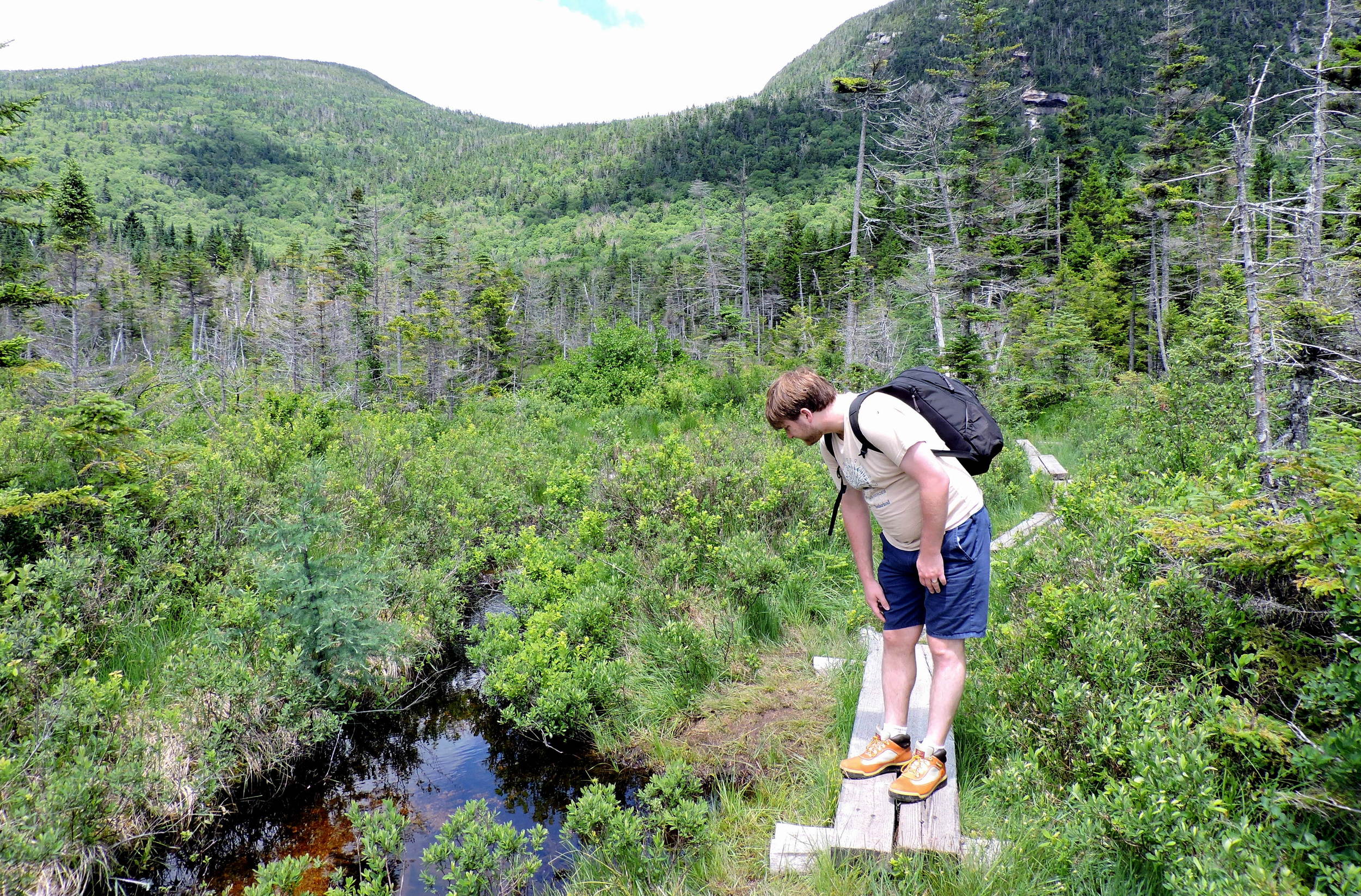 Josh's new Timberland boots gave him the power of Sherpa!