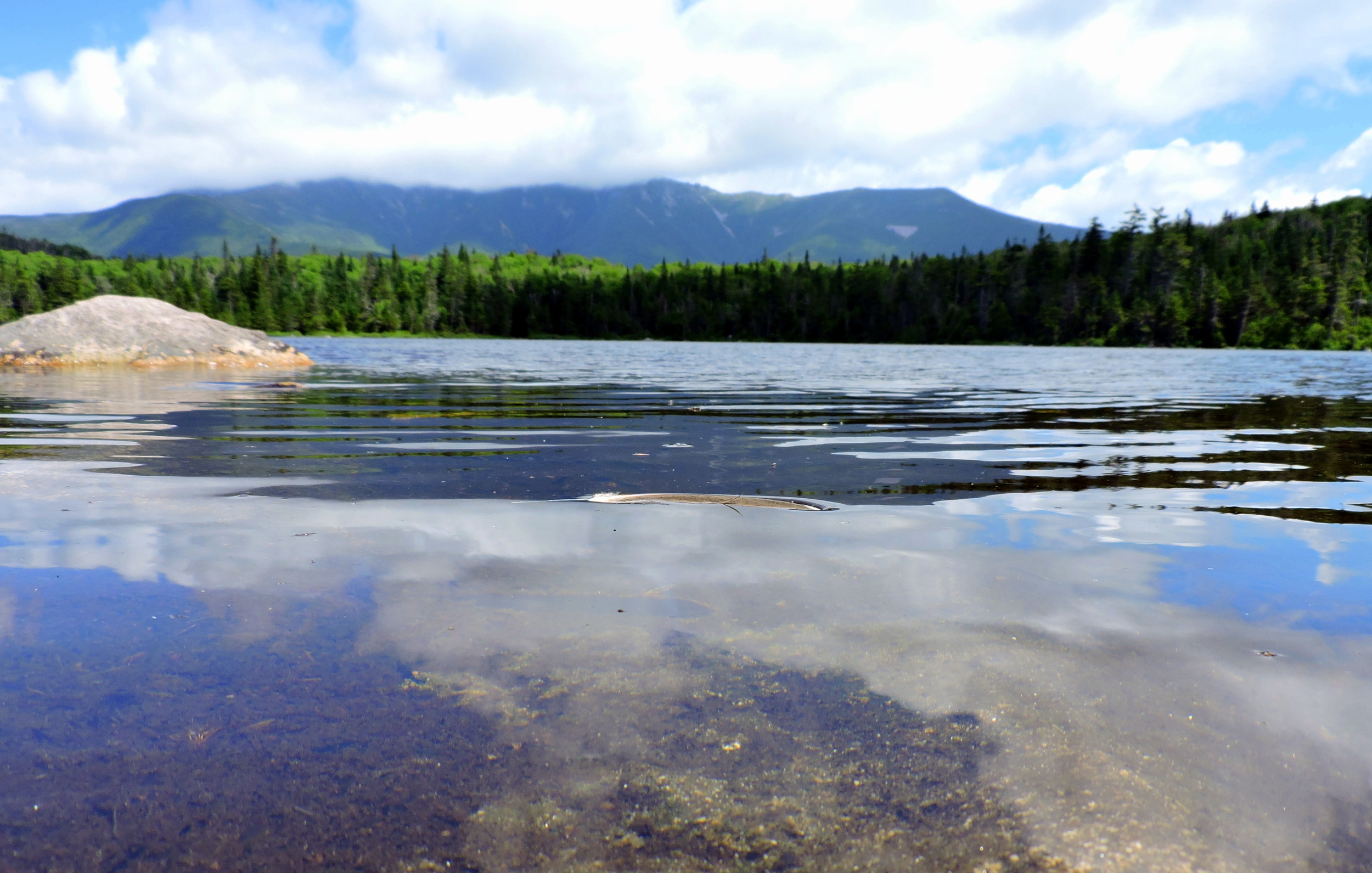 I love the way the sky is reflected in the water.
