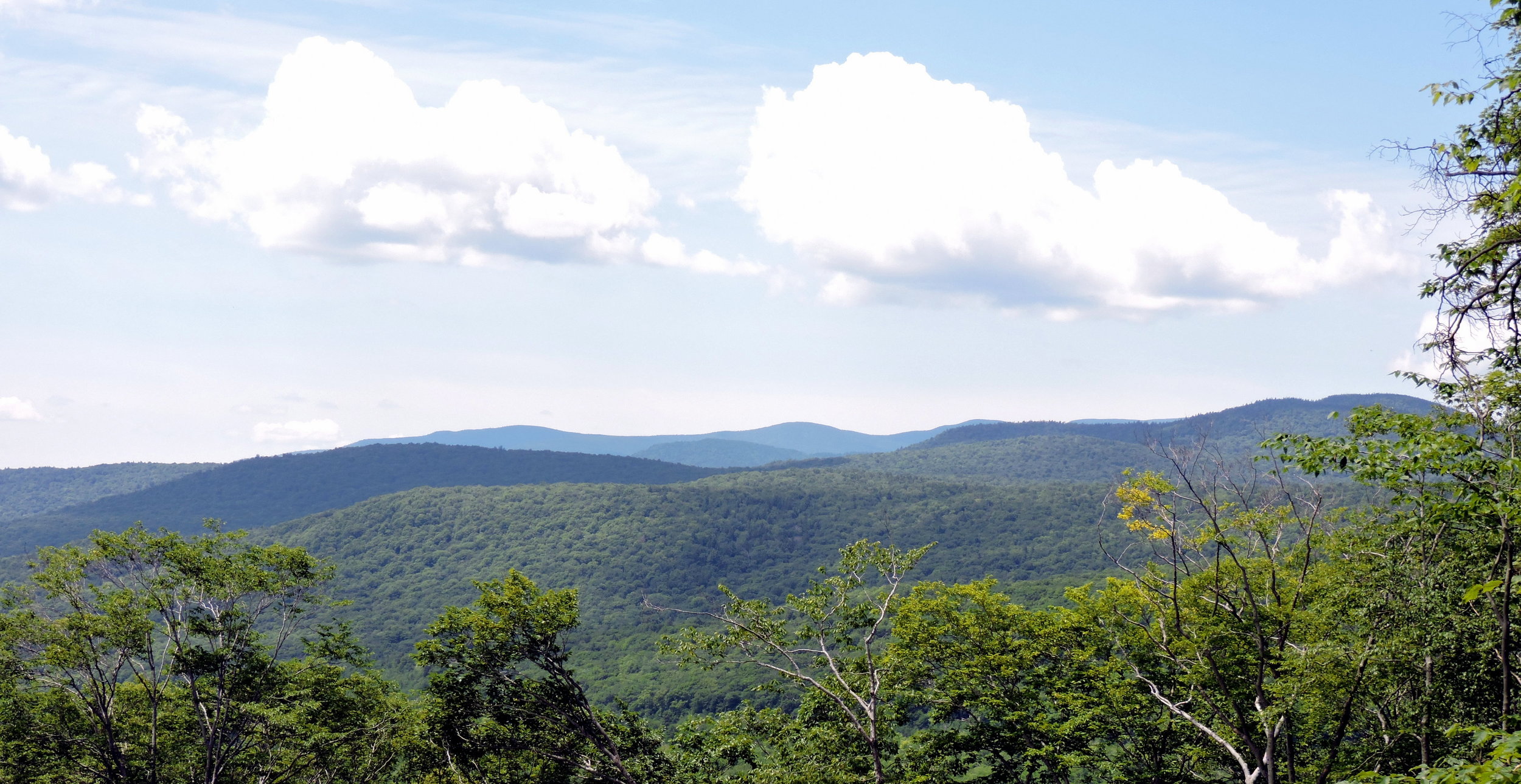 I love the layers of mountains.