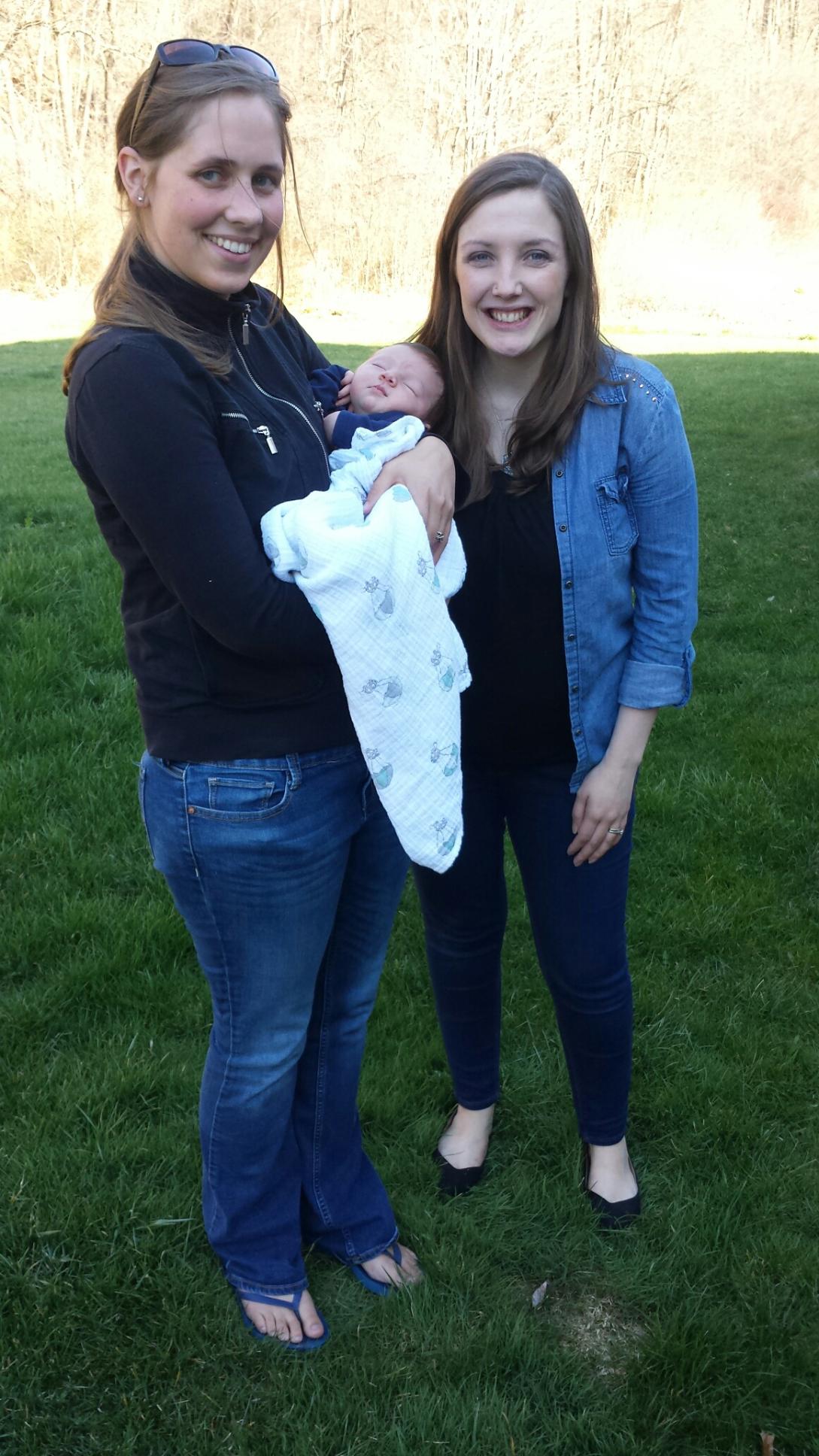 Here I am holding Jack just a few months after he was born.