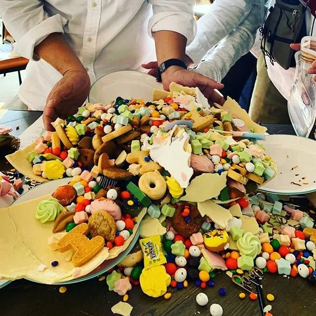 What a beautiful and delicious mess, thanks for the invite @joanneyujojo! #embracingthissweetmessiness #newbabyshowertrend