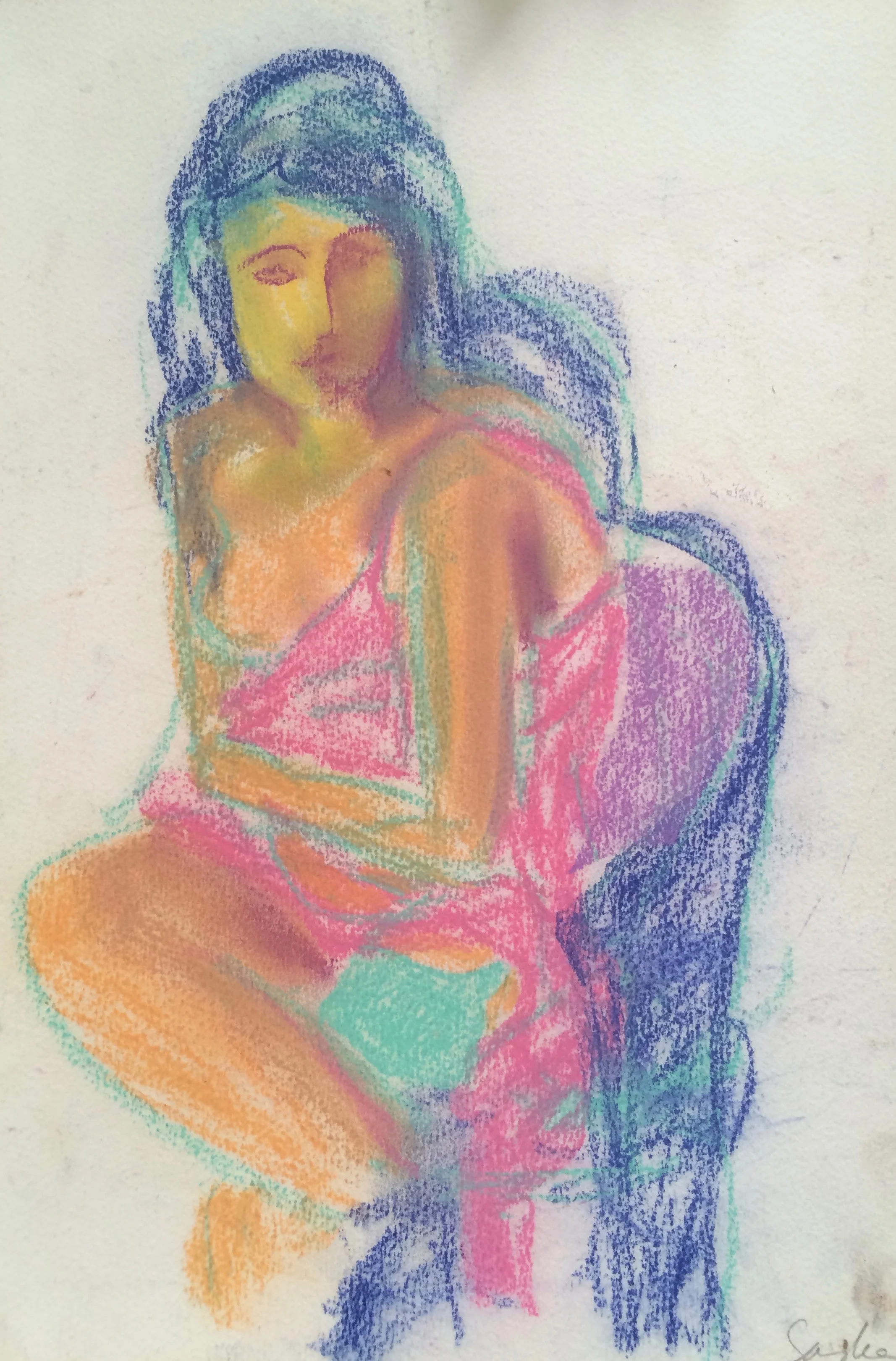 Girl with the Blue Hair