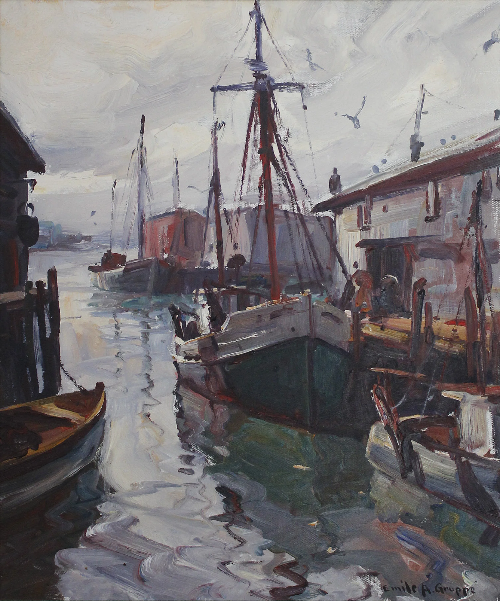 Gruppe, Gloucester Harbor.jpg