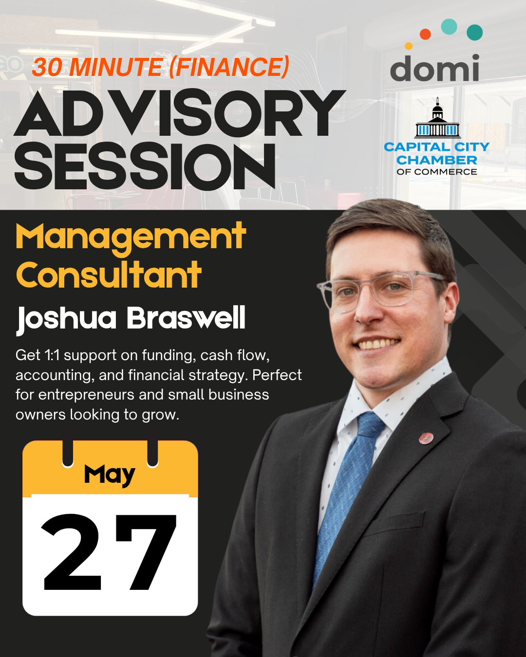 30 Minute [Finance] Advisory Session with Joshua Braswell