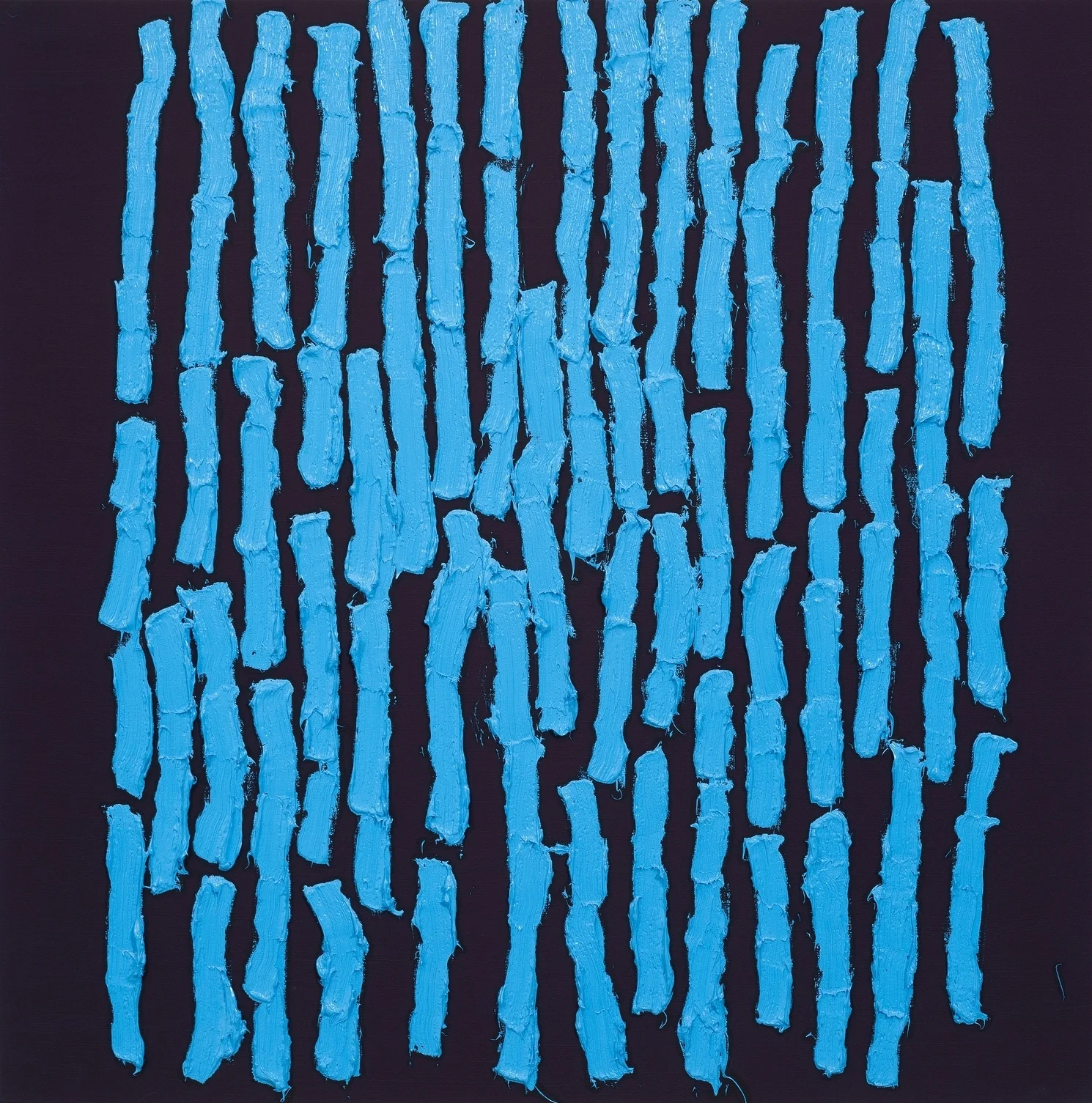   The Sonnets, &nbsp;2015, enamel and oil on canvas, 40x40 inches 