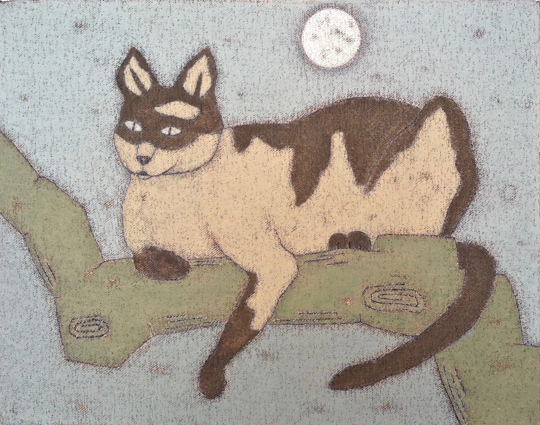   Savant , 2014, oil on canvas, 11 x 14 inches  (sold)  