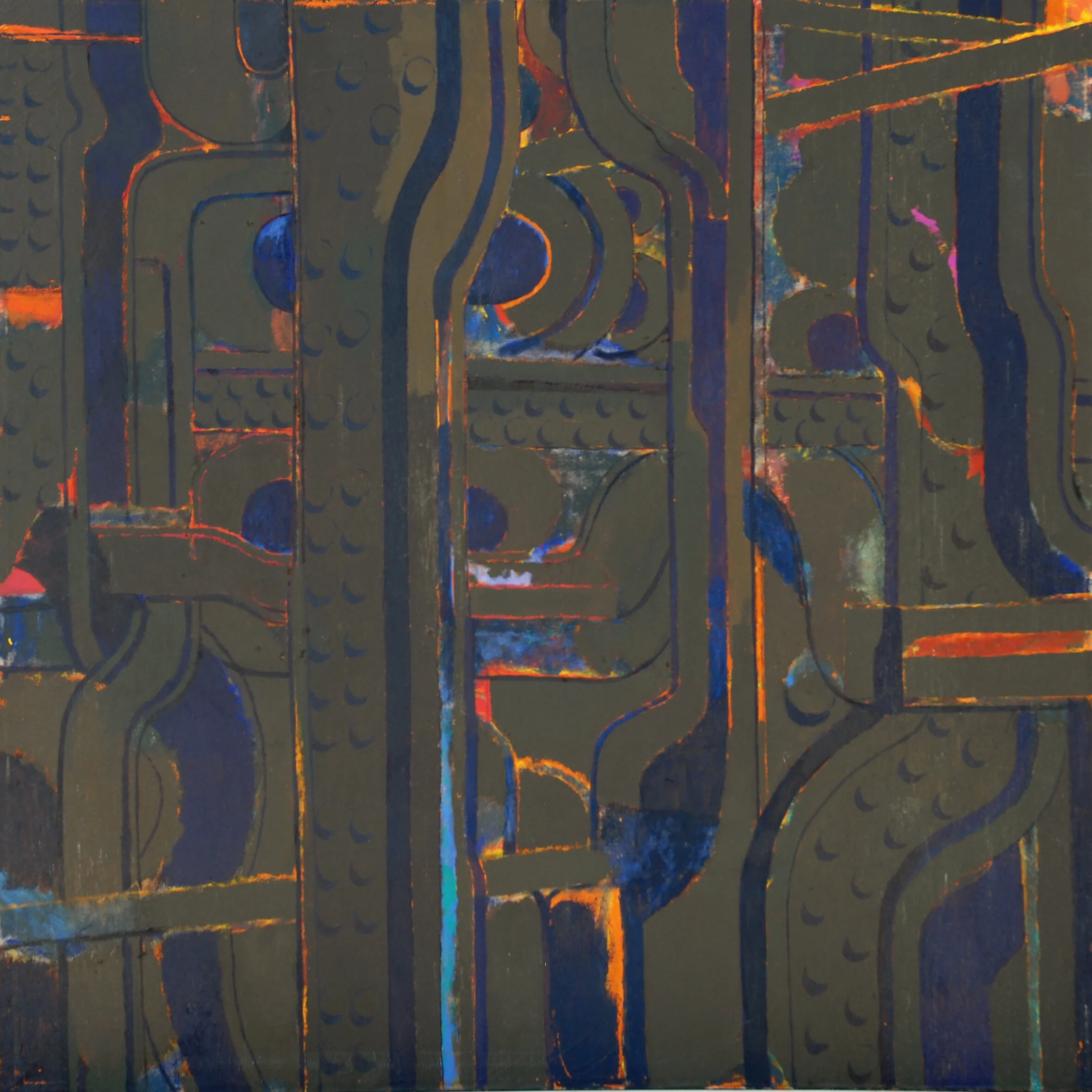   GP 10-70 (A417) , 1970, oil on canvas, 61x61 inches 