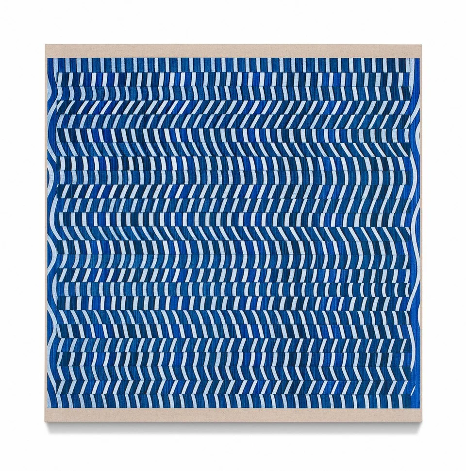  Noise (Boom), Acrylic on linen on panel, 39&nbsp;x 39 inches /&nbsp;99 x 99 cm, 2024 (sold) 