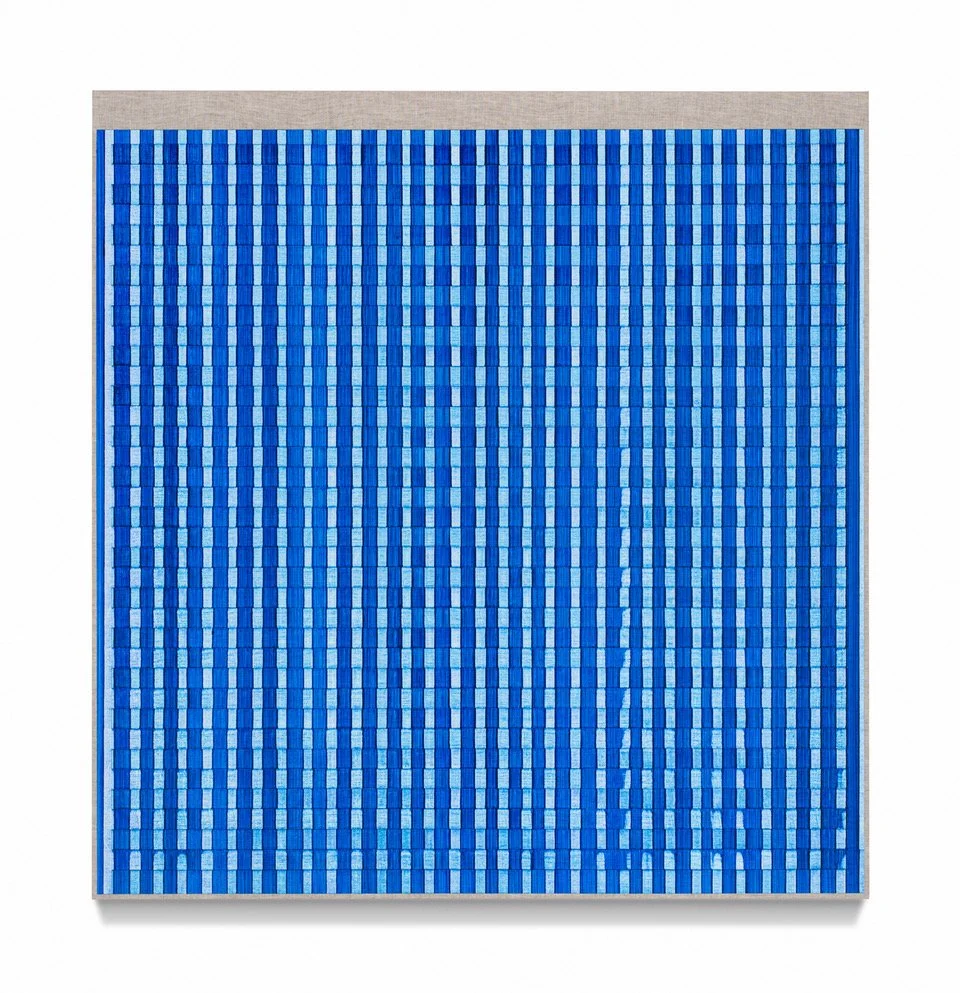  Bucket of Rain No. 2, Acrylic on linen on panel, 39&nbsp;x 37.5 inches /&nbsp;99 x 95.25 cm, 2024 