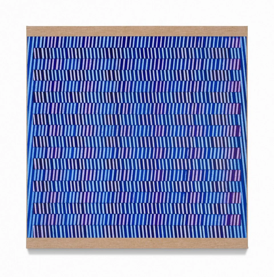  Midnight No. 2, Acrylic on linen on panel, 39&nbsp;x 39 inches /&nbsp;99 x 99 cm, 2024 