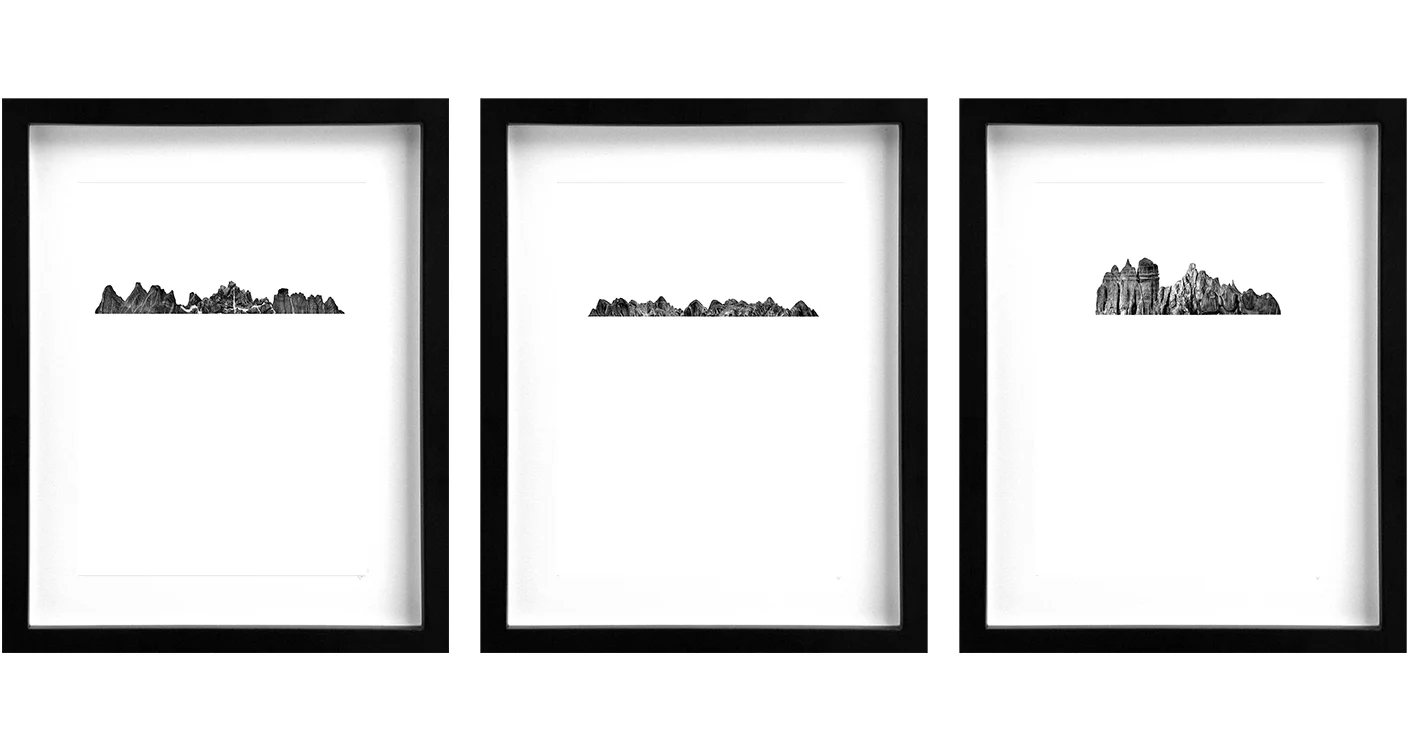 Three suisekis - triptyque 30x20cm - 2013