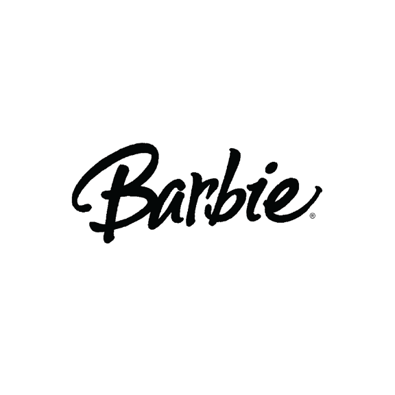 Barbie logo design/lettering.