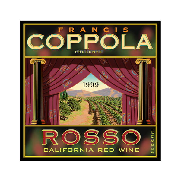 Francis Coppola ROSSO Wine Label