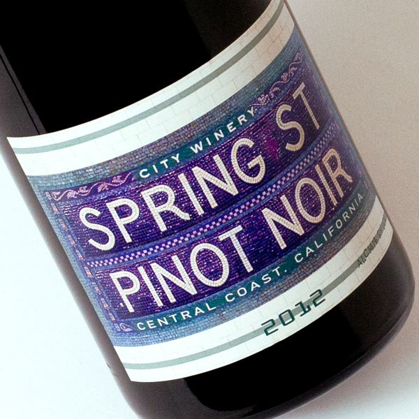 City Winery Spring St wine label