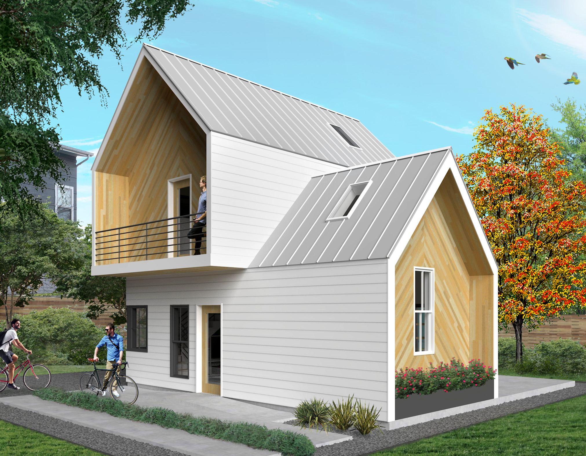 Holly St. ADU - rendering by Elliott Petterson