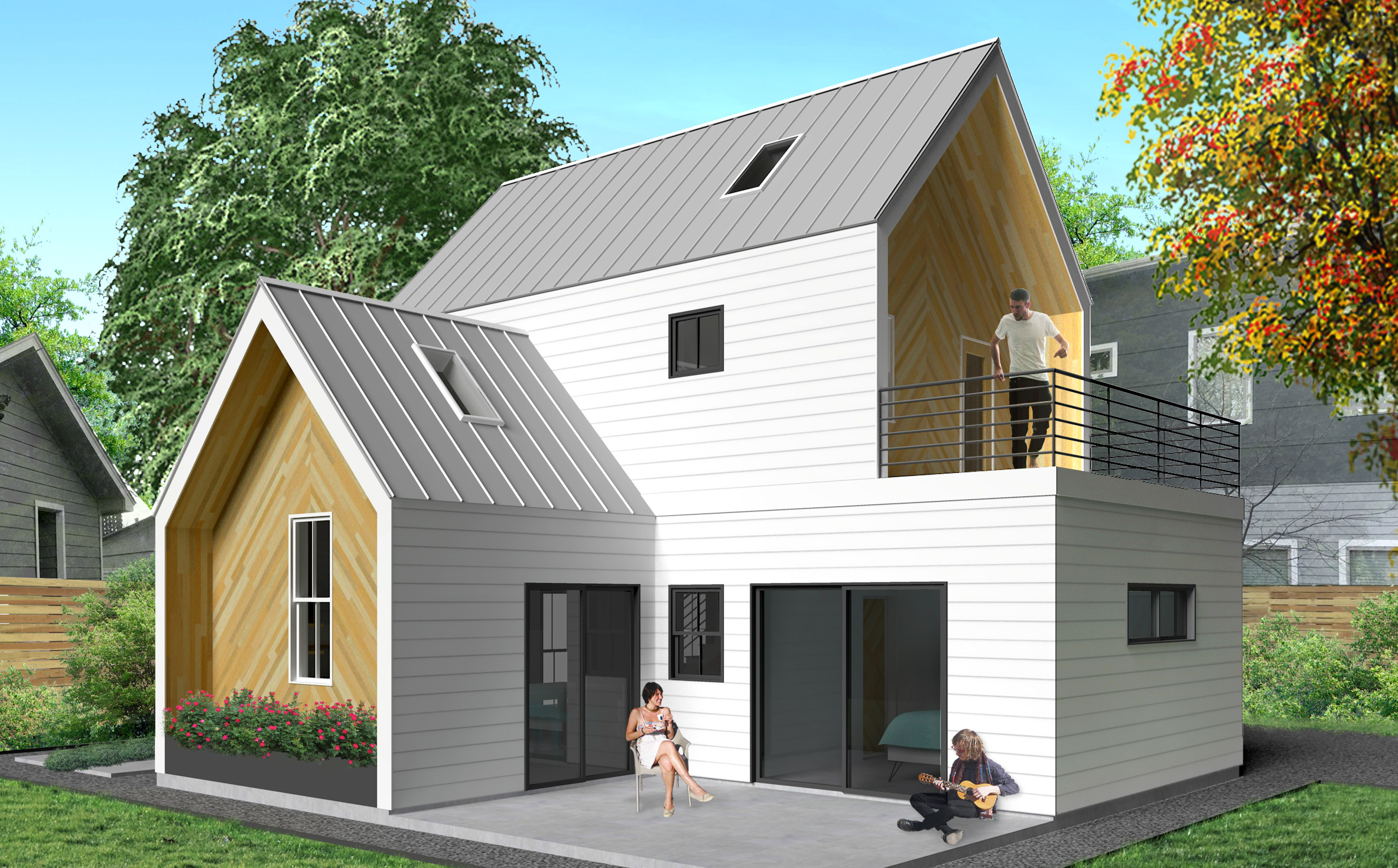 Holly St. ADU - rendering by Elliott Petterson