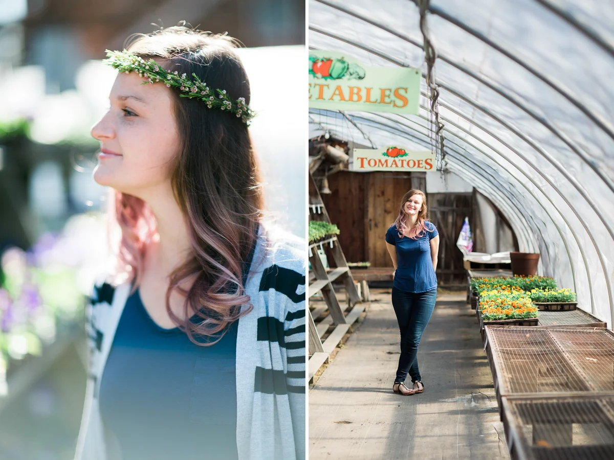 Allison + Sam at Skillins Greenhouse in Falmouth, ME