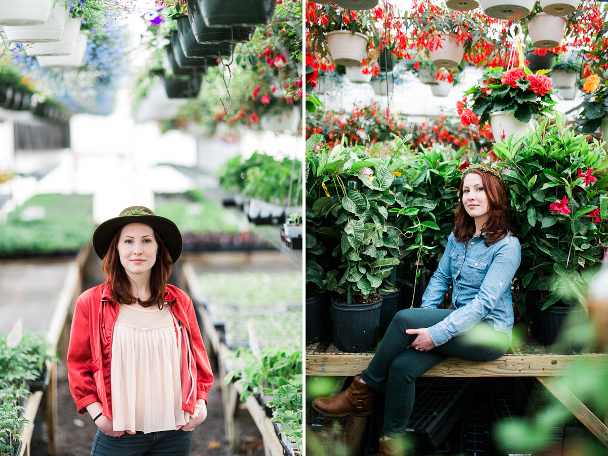 Maura At Broadway Gardens In South Portland Leah Fisher Photography