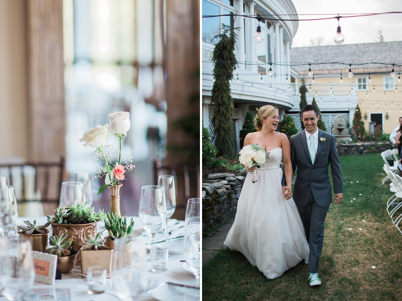 Laura + Chris' wedding in Bedford, New Hampshire at the Bedford Village Inn